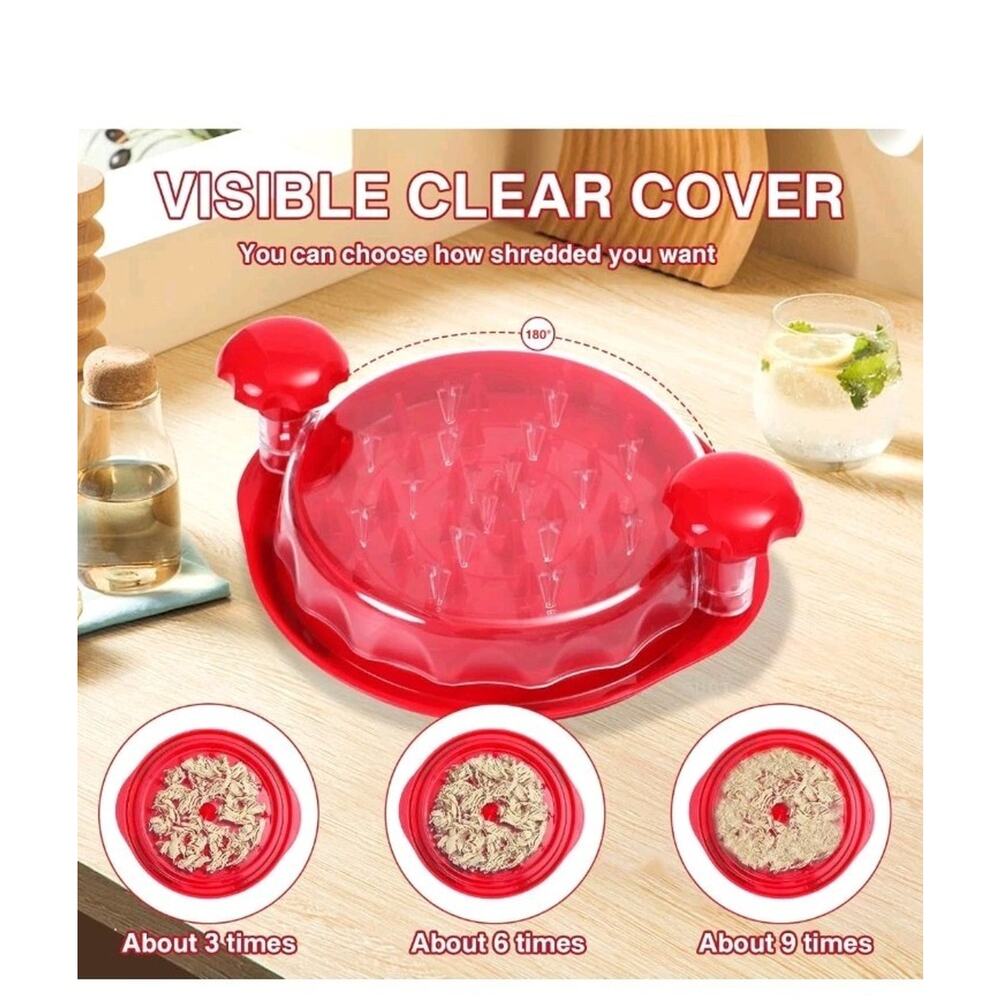 Chicken Shredder Tool Twist -10 Inches Large Meat Shredder Tool Twist red s22 - Picture 5 of 7